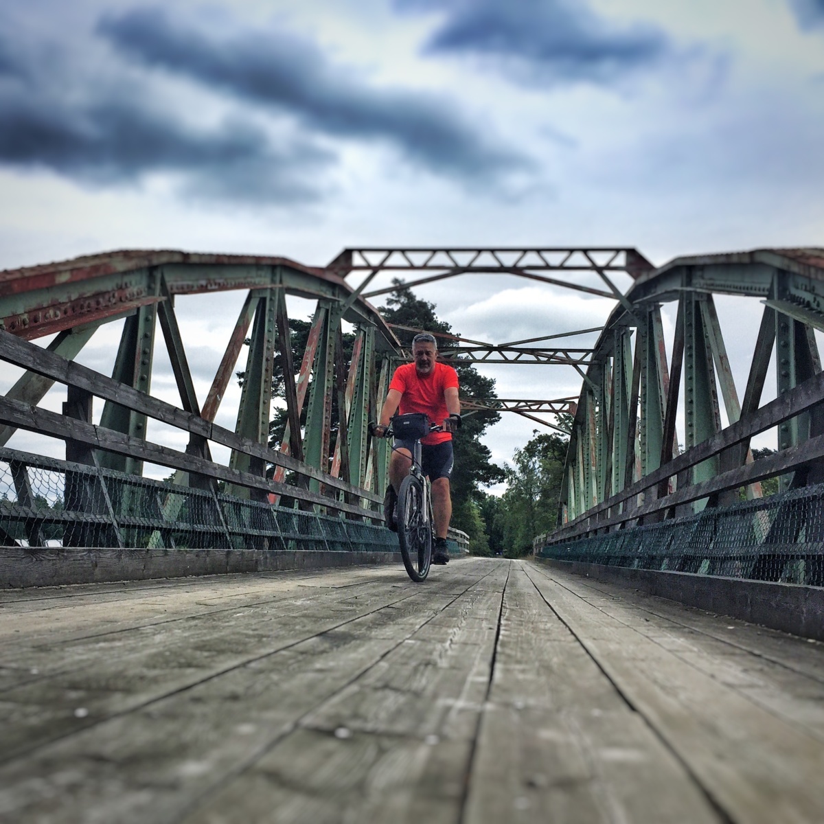 Unterwegs mit dem Fahrrad in Kronobergs län