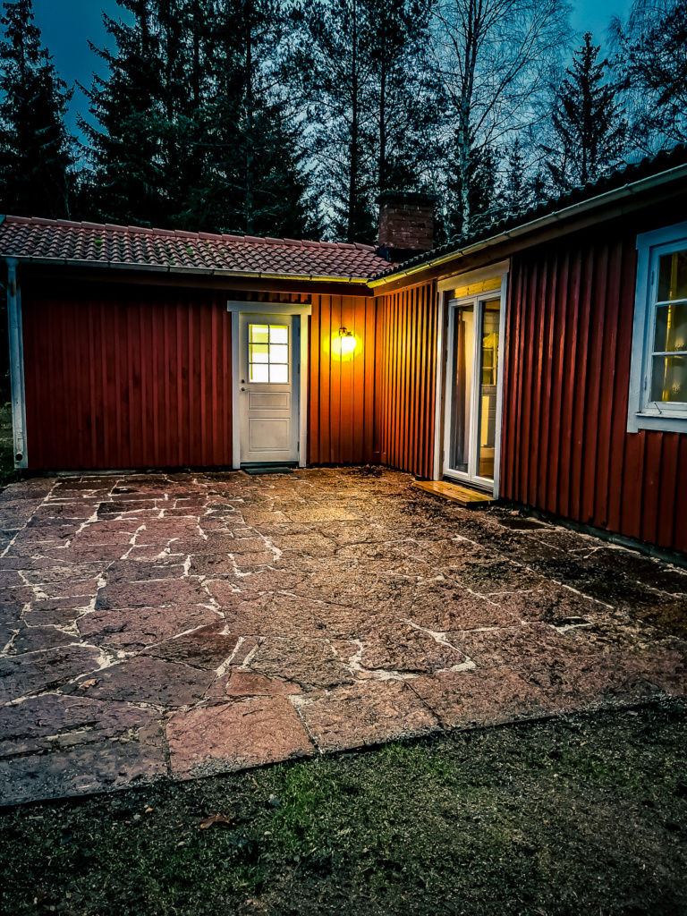 Schweden Terrasse Ölandsteine