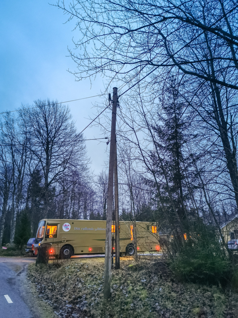 Bibliothek auf Rädern