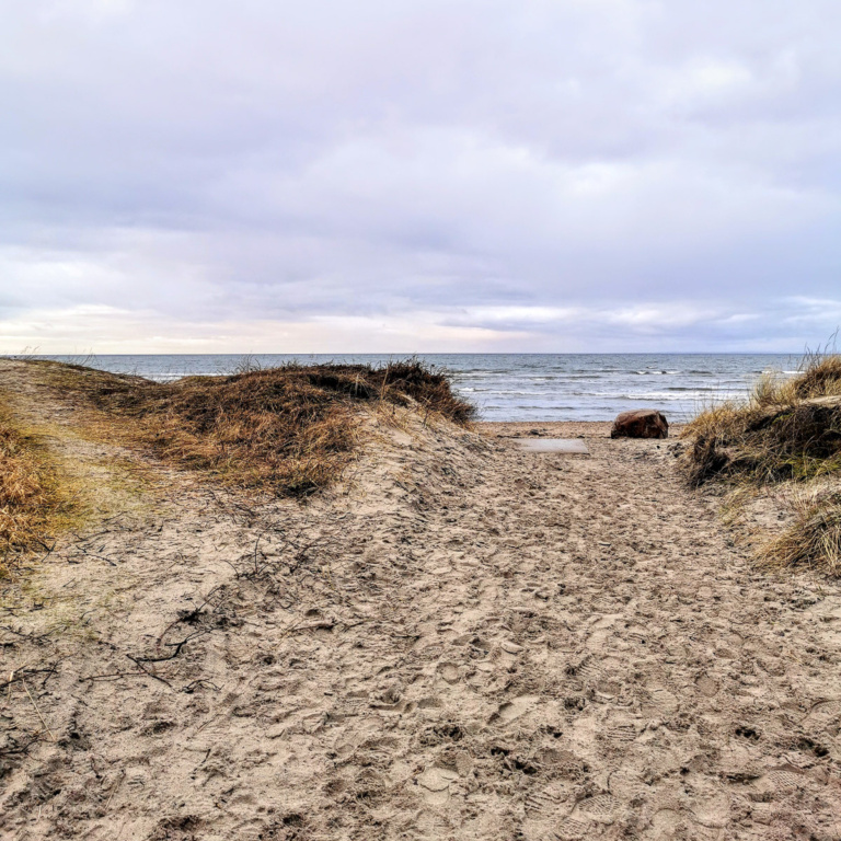 Strand und Meer auch im Januar ein Ausflug wert.
